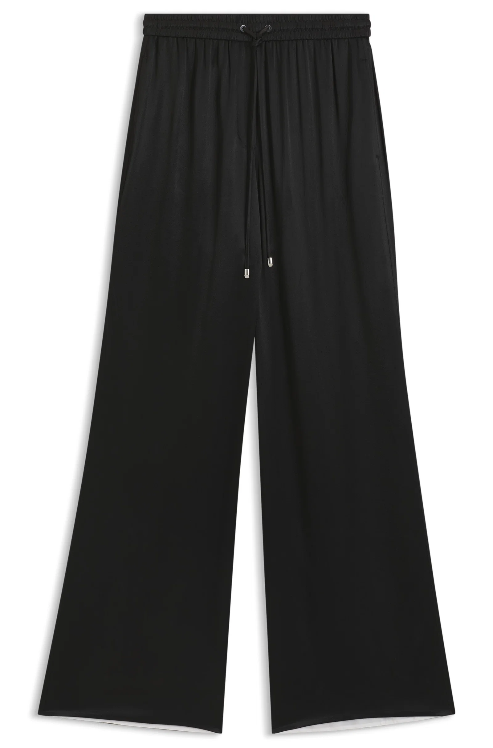 Calça Relaxed Fit Em Cetim