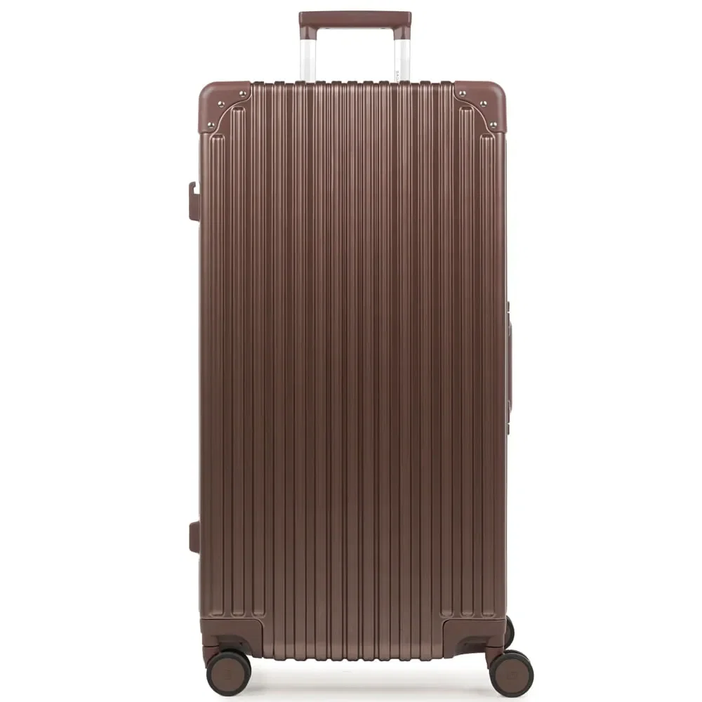 Mala de Viagem Grande Ultra Ampla Policarbonato 4 Rodas Kyoto Trunk Bronze