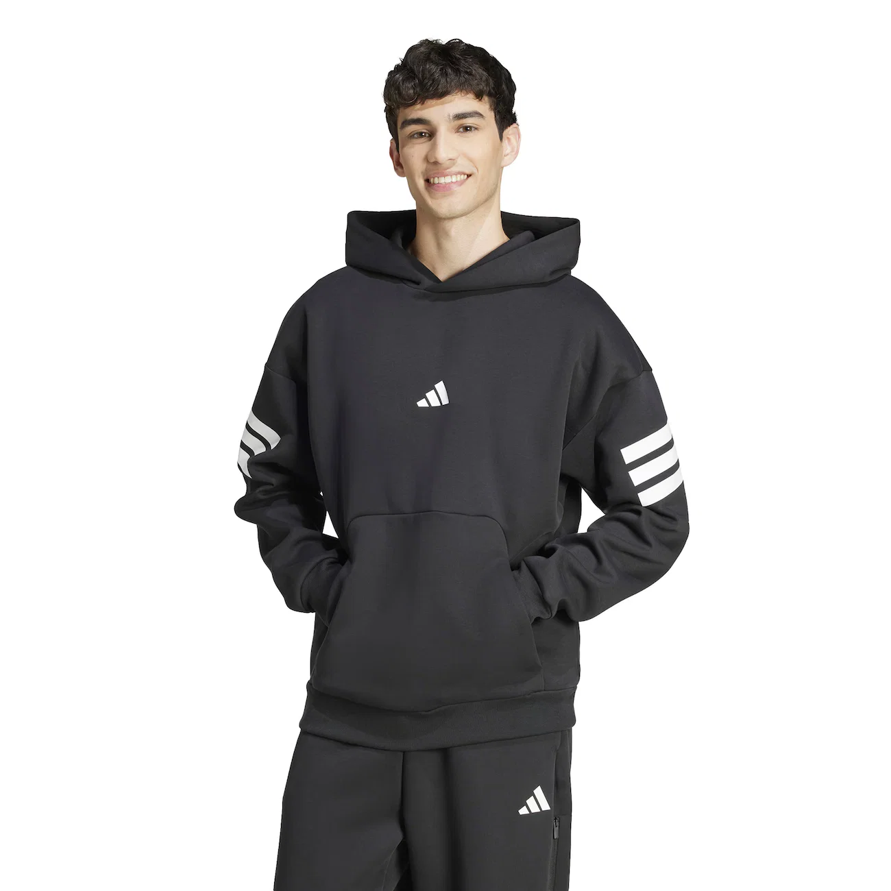 Blusa de Moletom Masculina Adidas com Capuz Future Icon