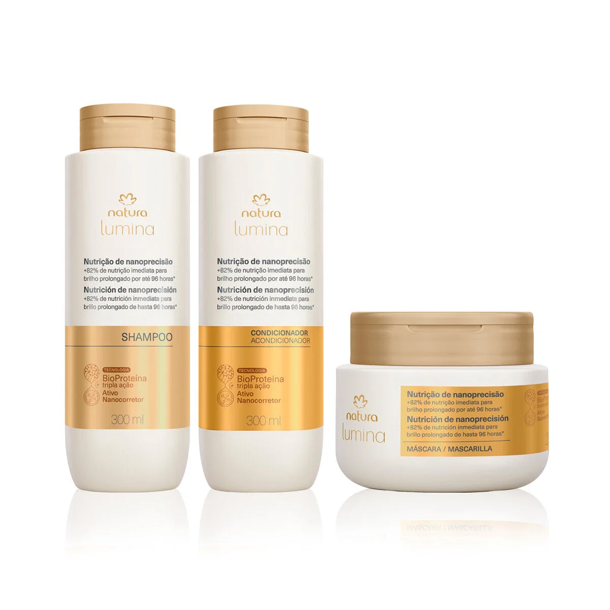Kit Natura Lumina Nutrição de Nanoprecisão (3 produtos) — imagem 1