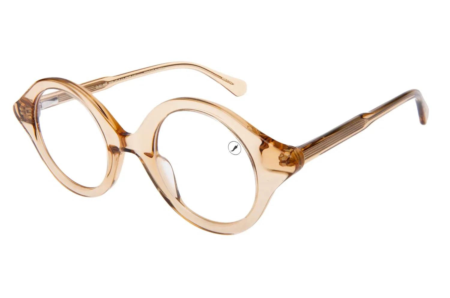 Armação Para Óculos de Grau Feminino Premium Cat Marrom Transparente
