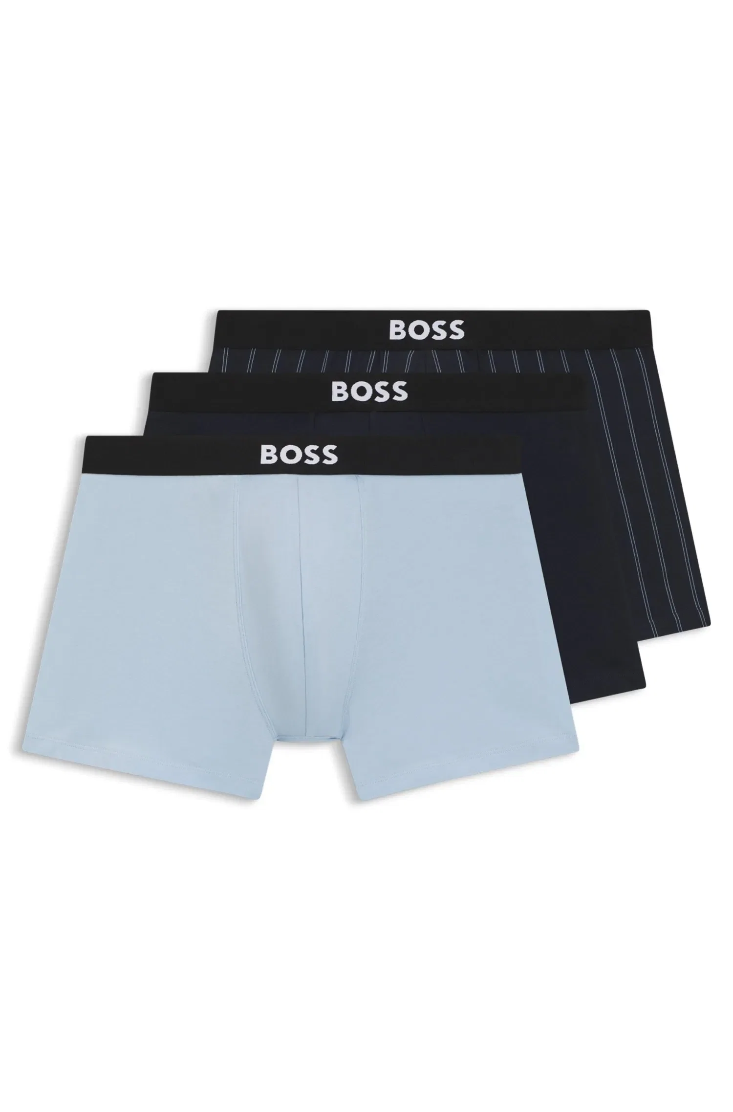 Pack De Três Cuecas Em Algodão Elástico — imagem 1