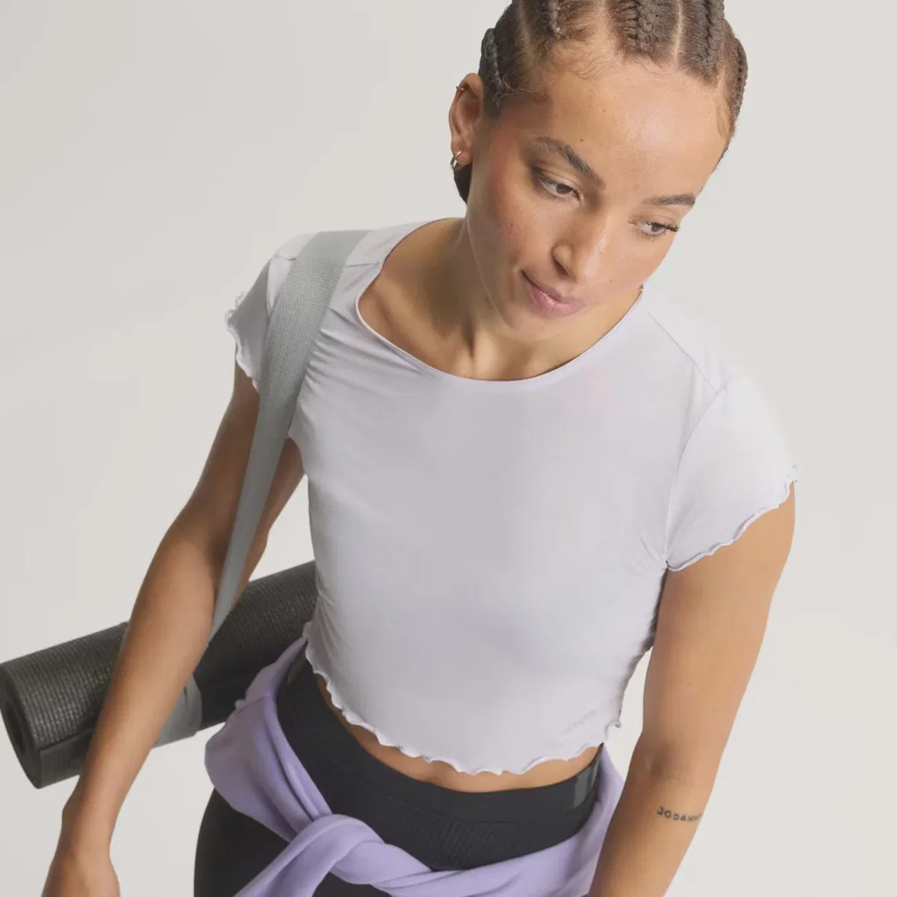 Blusa Cropped Adidas Motion Feminina — imagem 1