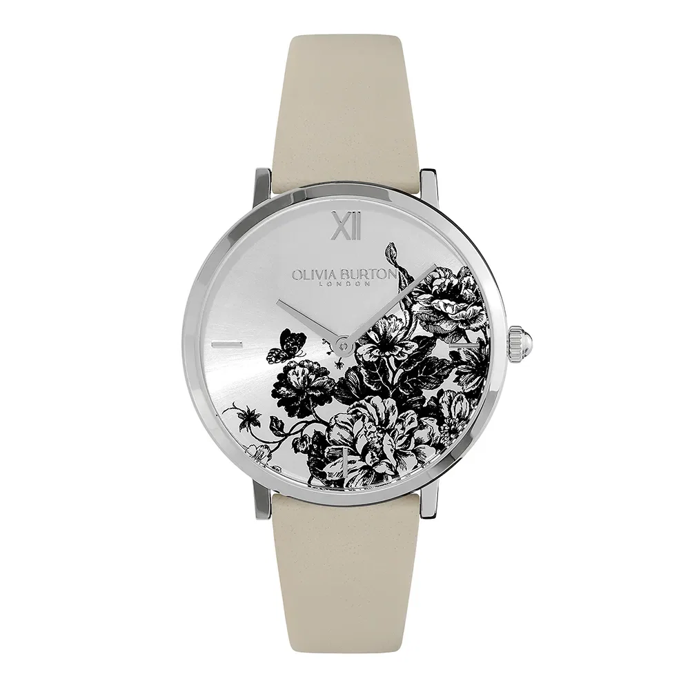 Relógio Olivia Burton Feminino Couro Perola 24000113 — imagem 1