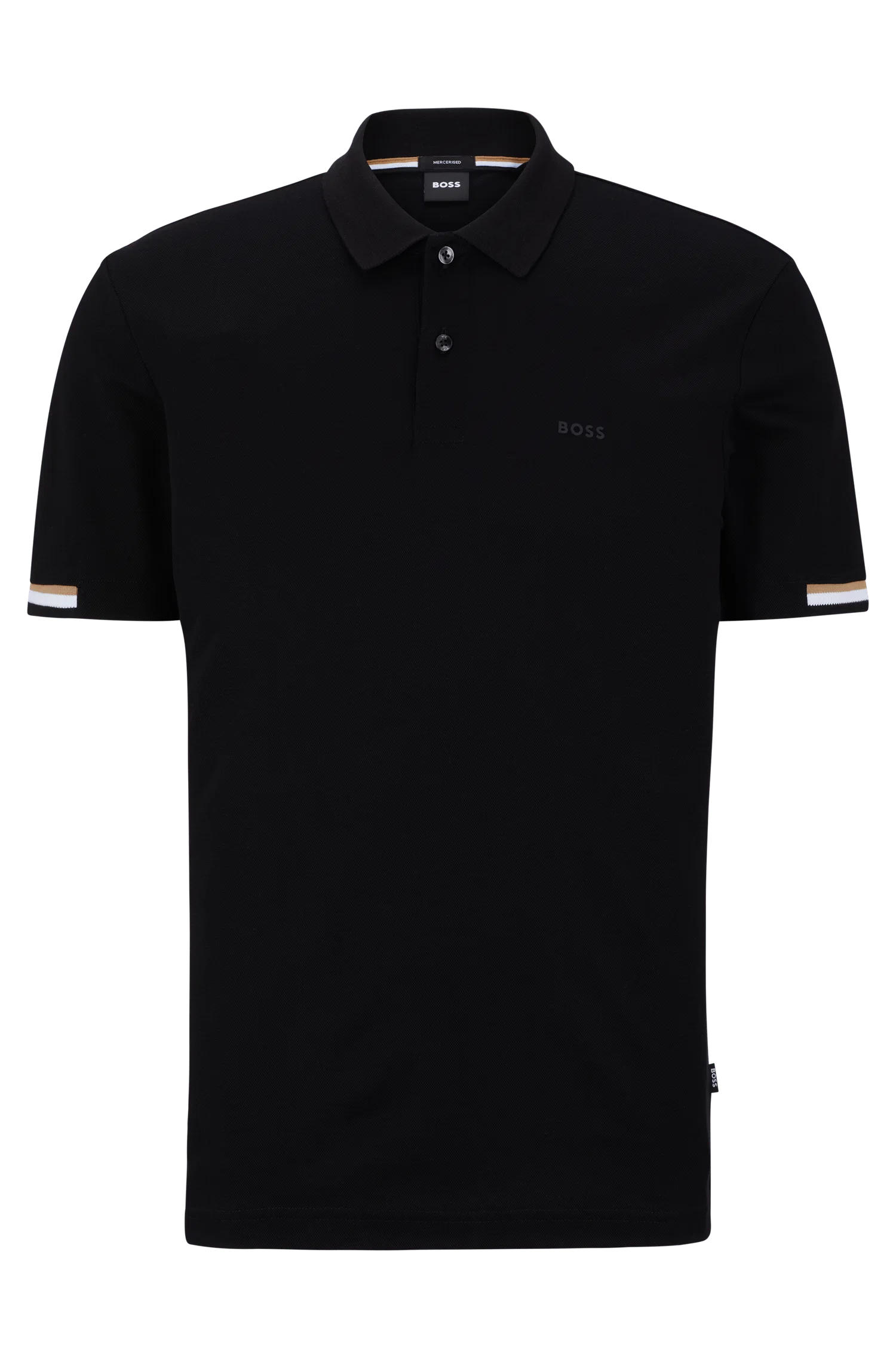 Camisa Polo Slim Fit Com Logo Emborrachado
