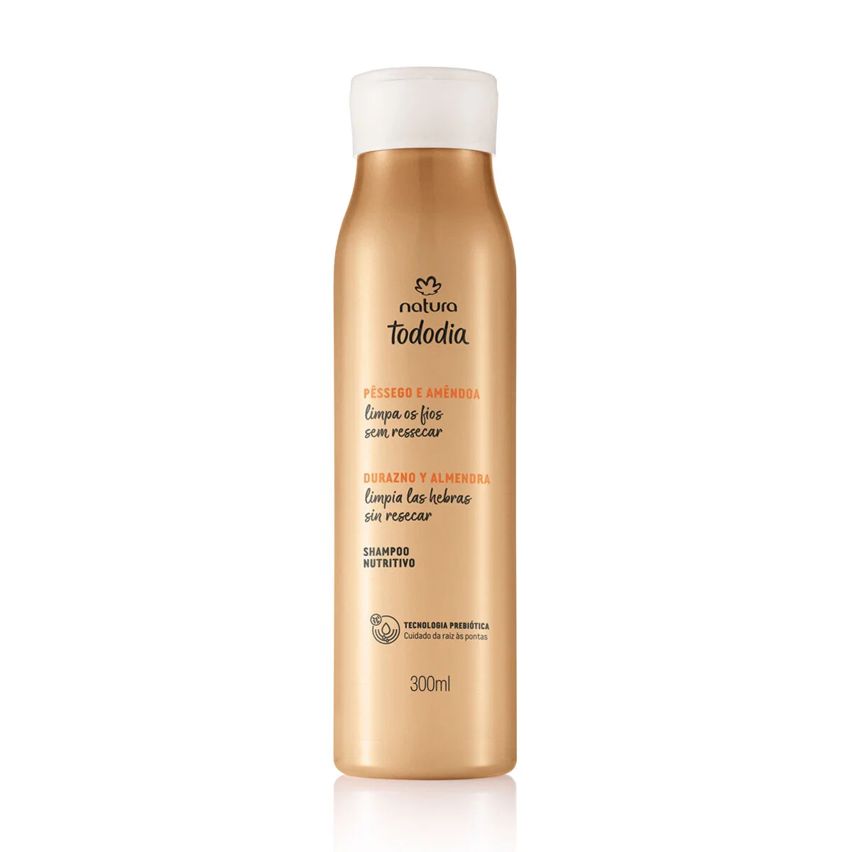 Shampoo Nutritivo Tododia Pêssego e Amêndoa 300 ml — imagem 1