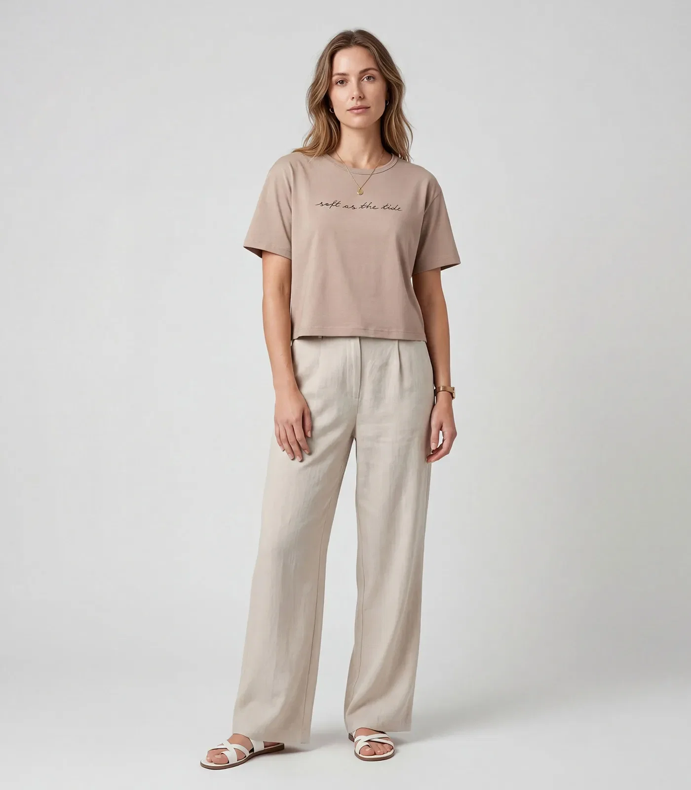 Blusa Feminina em Molecotton Viscose Infinita Cor Marrom
