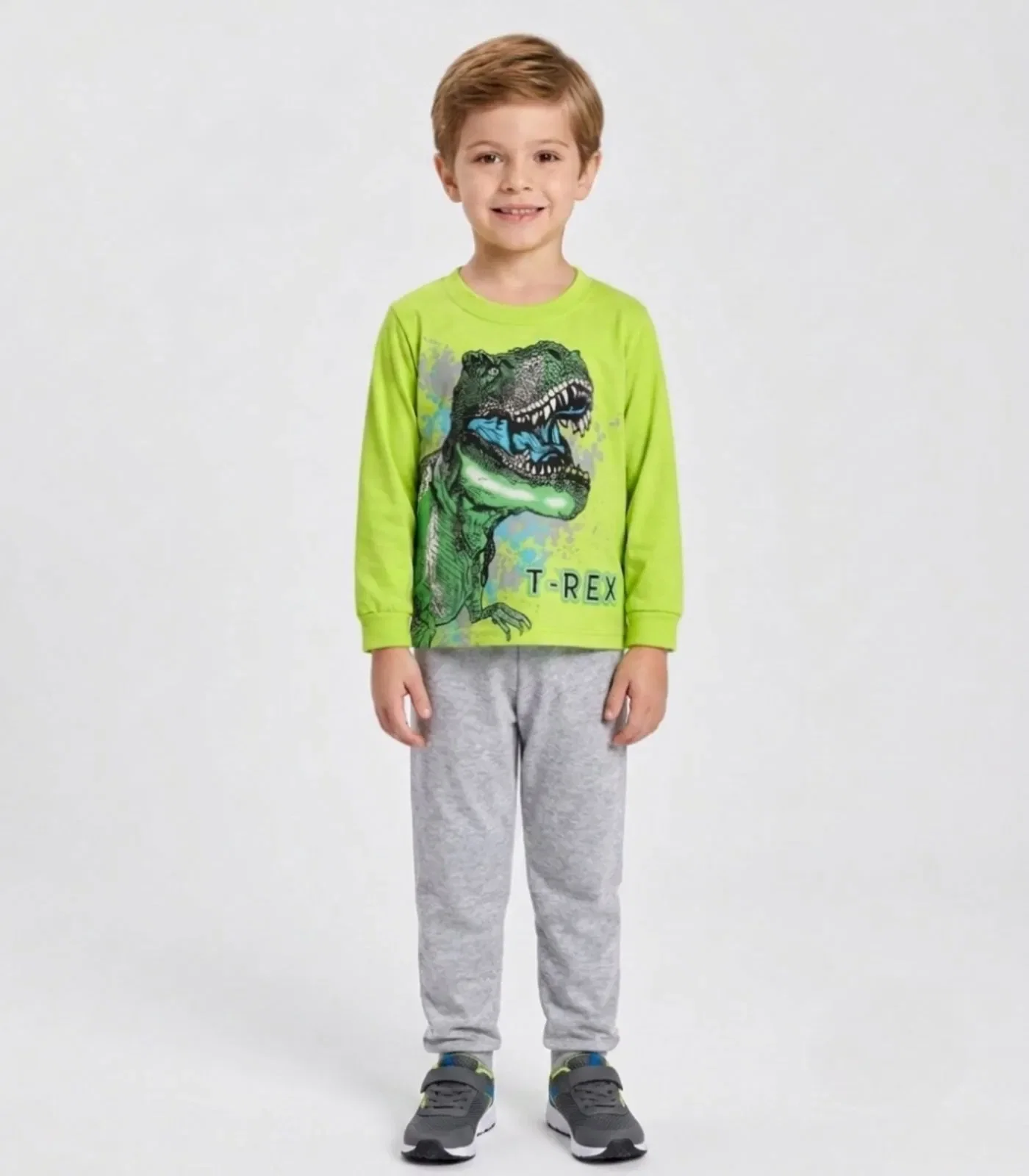 Conjunto Menino Blusa Longa E Calça Kappes Verde — imagem 1