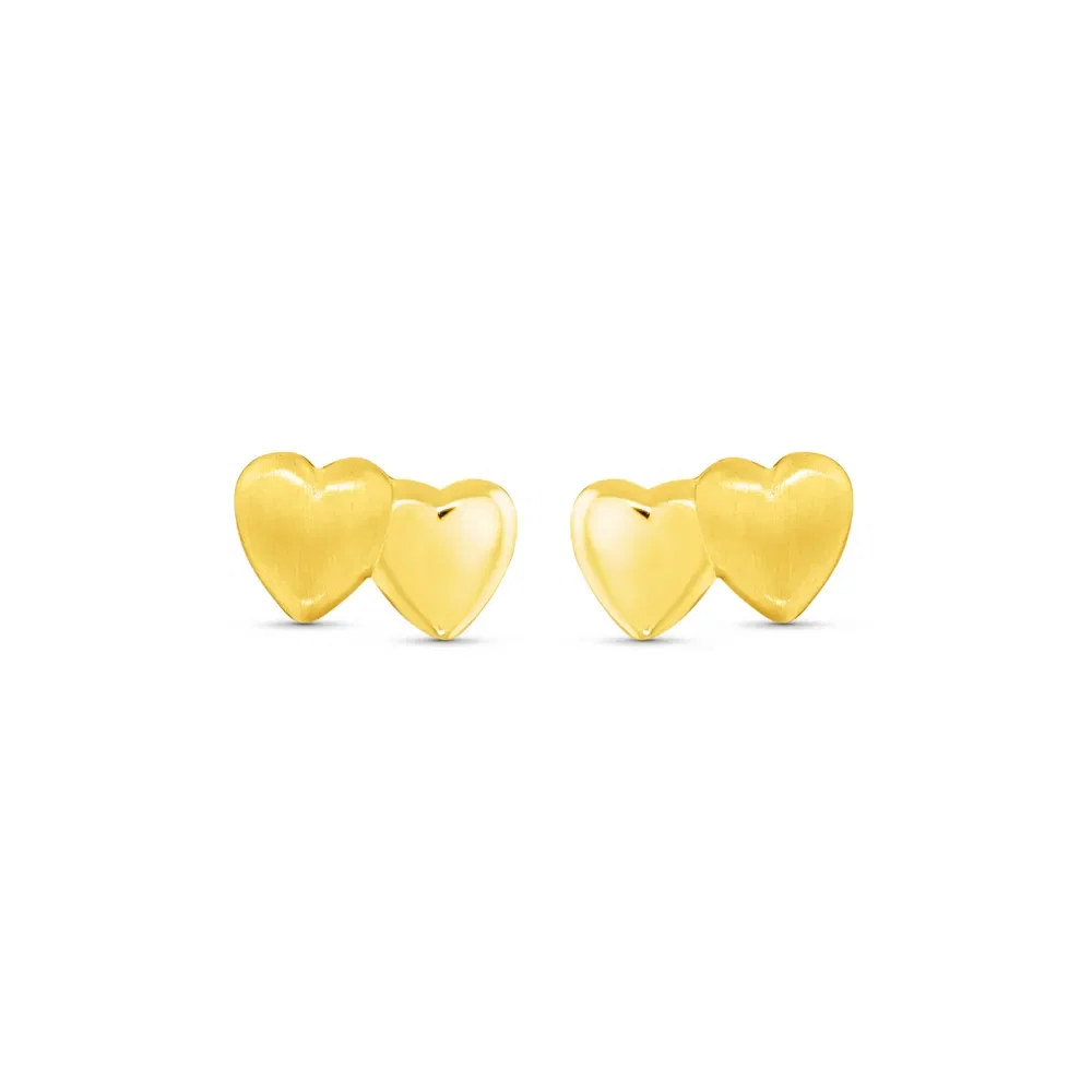 Brinco Baby Coração em Ouro Amarelo 18k — imagem 1