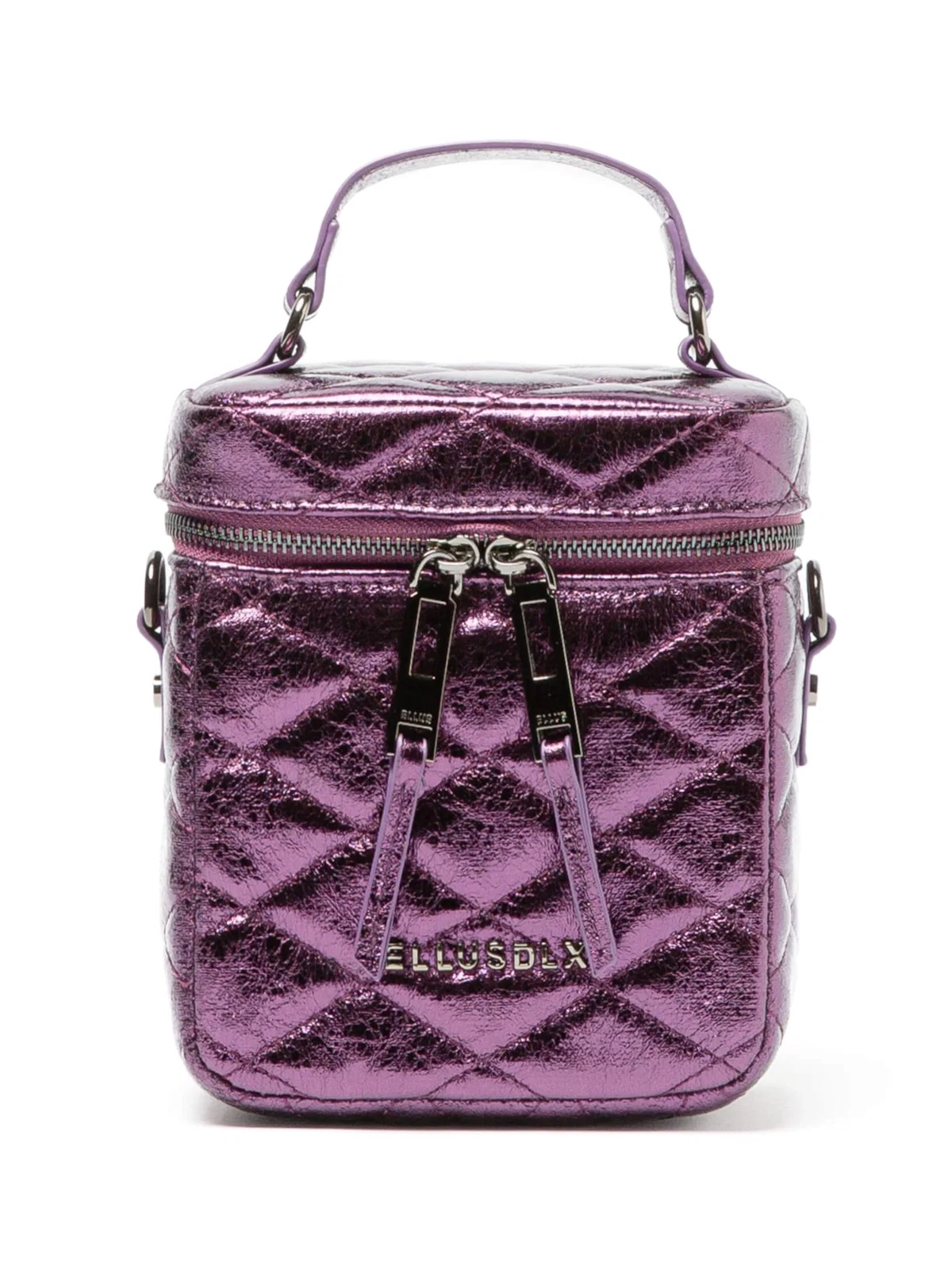 Bolsa Small Bag Quilted Deail Roxo