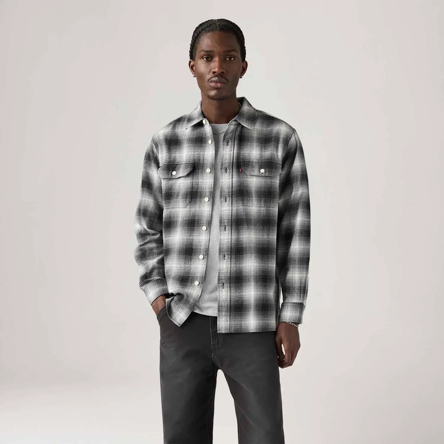 Camisa Levi's® Classic Worker Cinza