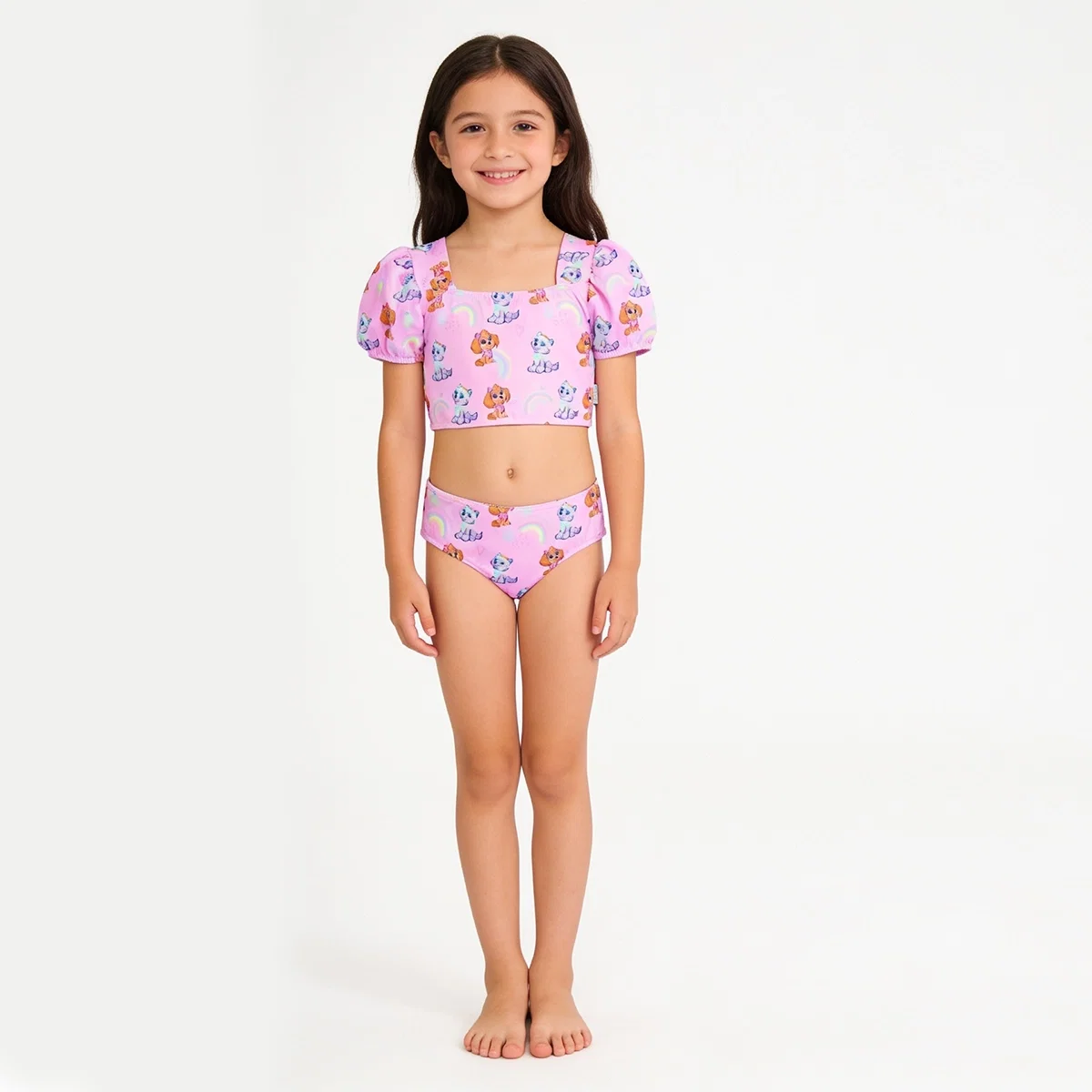 Biquíni Praia Kids Patrulha Canina Elastano Proteção Uv 50+ Tip Top