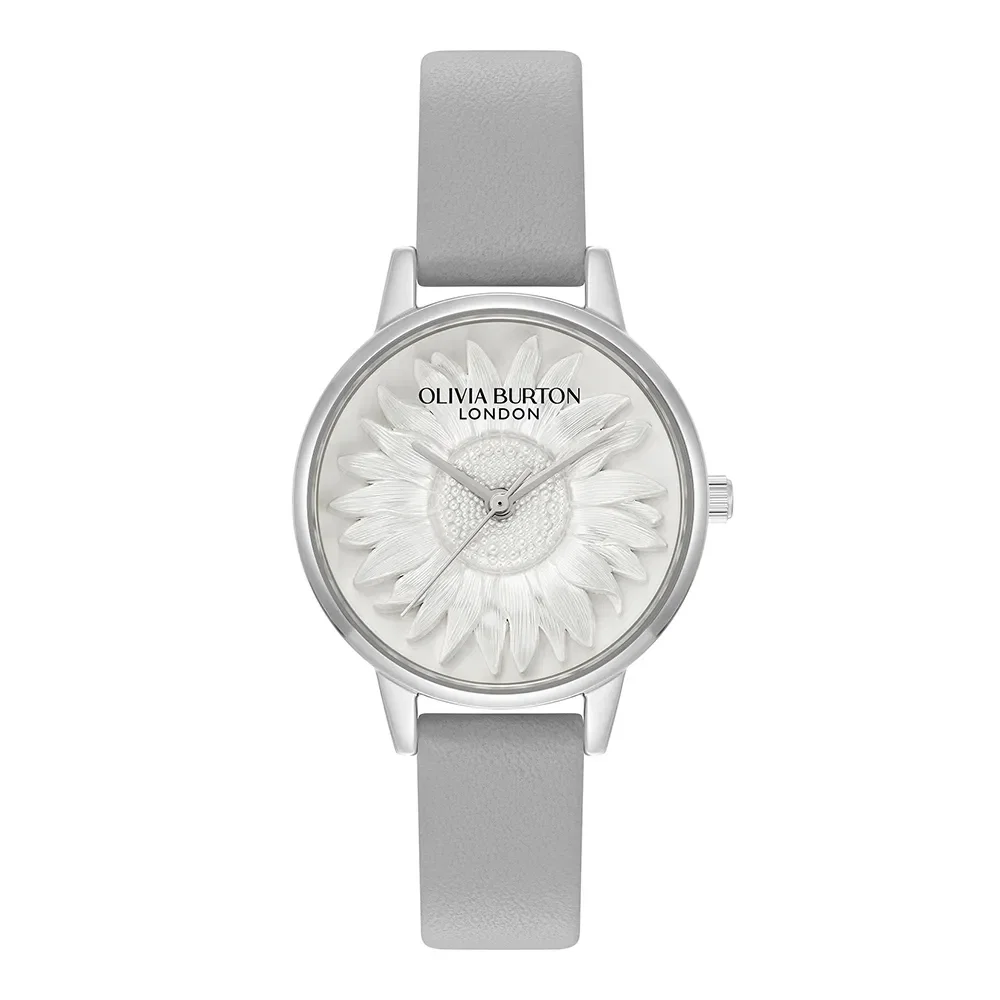 Relógio Olivia Burton Feminino Couro Cinza 24000223 — imagem 1