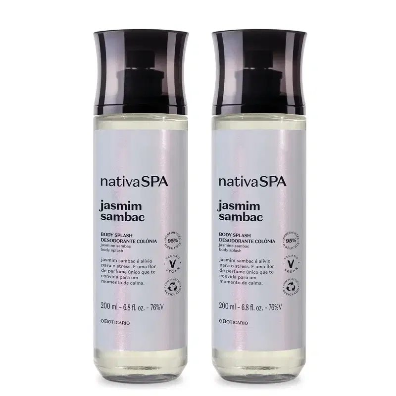Combo Body Splash Nativa SPA Jasmim Sambac 200ml (2 itens)