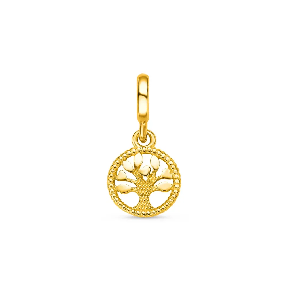 Pingente Life Mama Árvore da Vida em Prata 925 com Banho de Ouro Amarelo 18k — imagem 1
