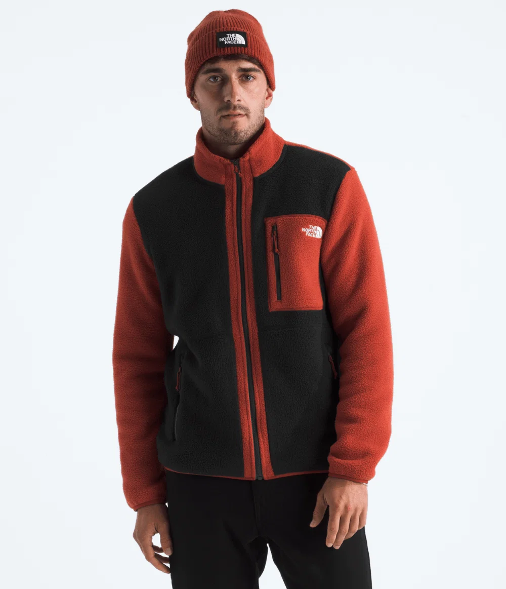 Fleece Masculino Yumiori Full Zip TNF Black / Ember Soil / Iron Clay