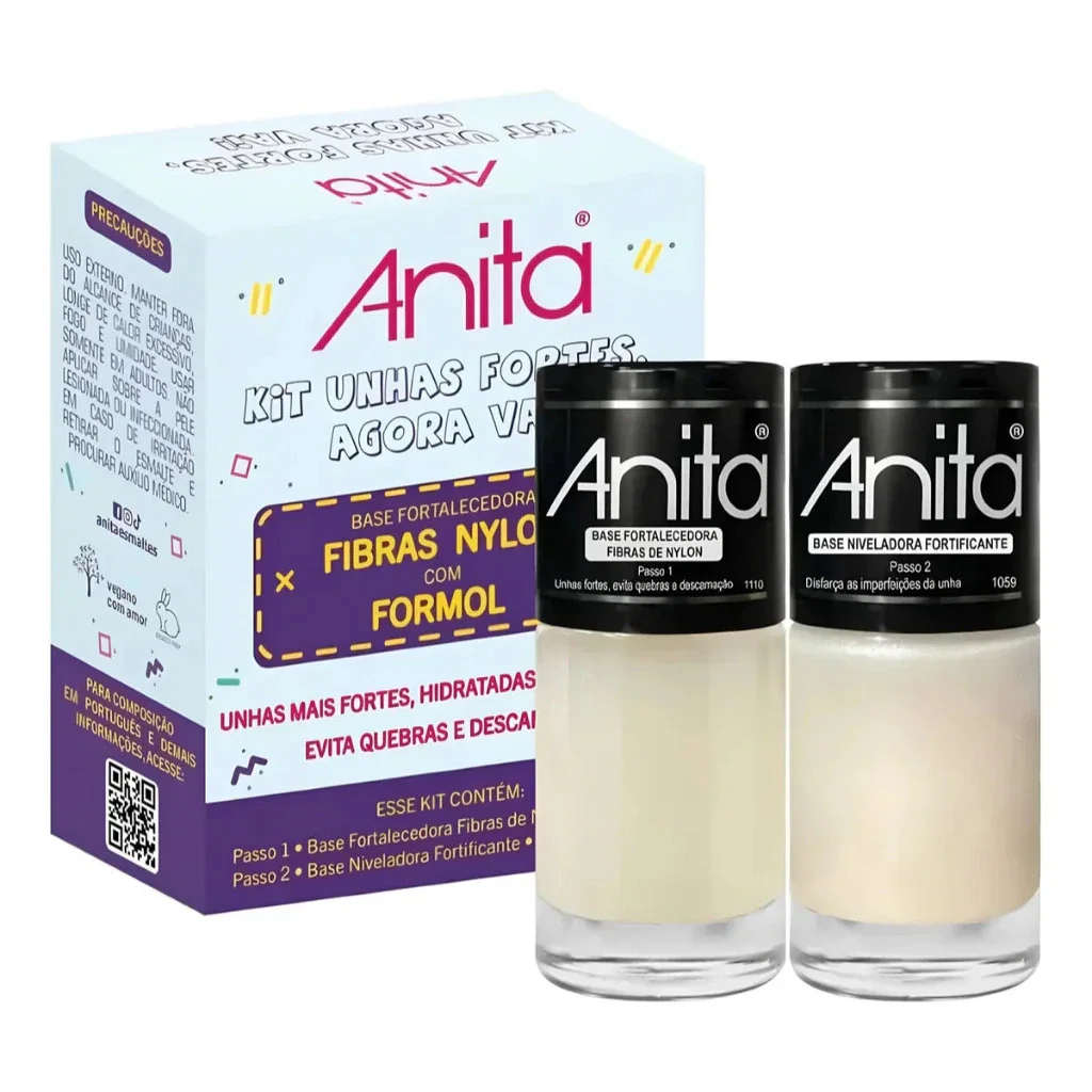 Kit Esmalte Anita Unhas Fortes Agora Vai!