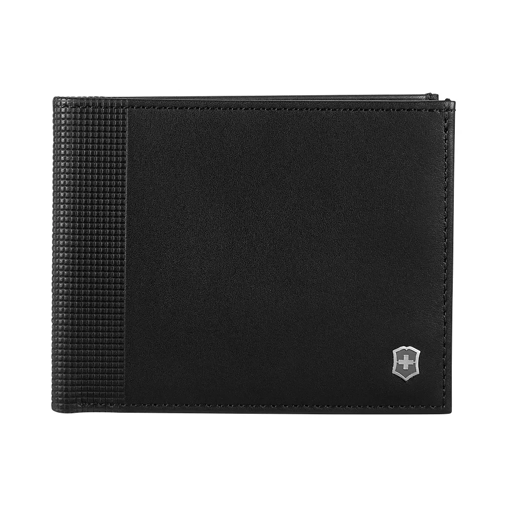 Carteira Altius Alox Slim Bi-Fold Victorinox Couro Preta