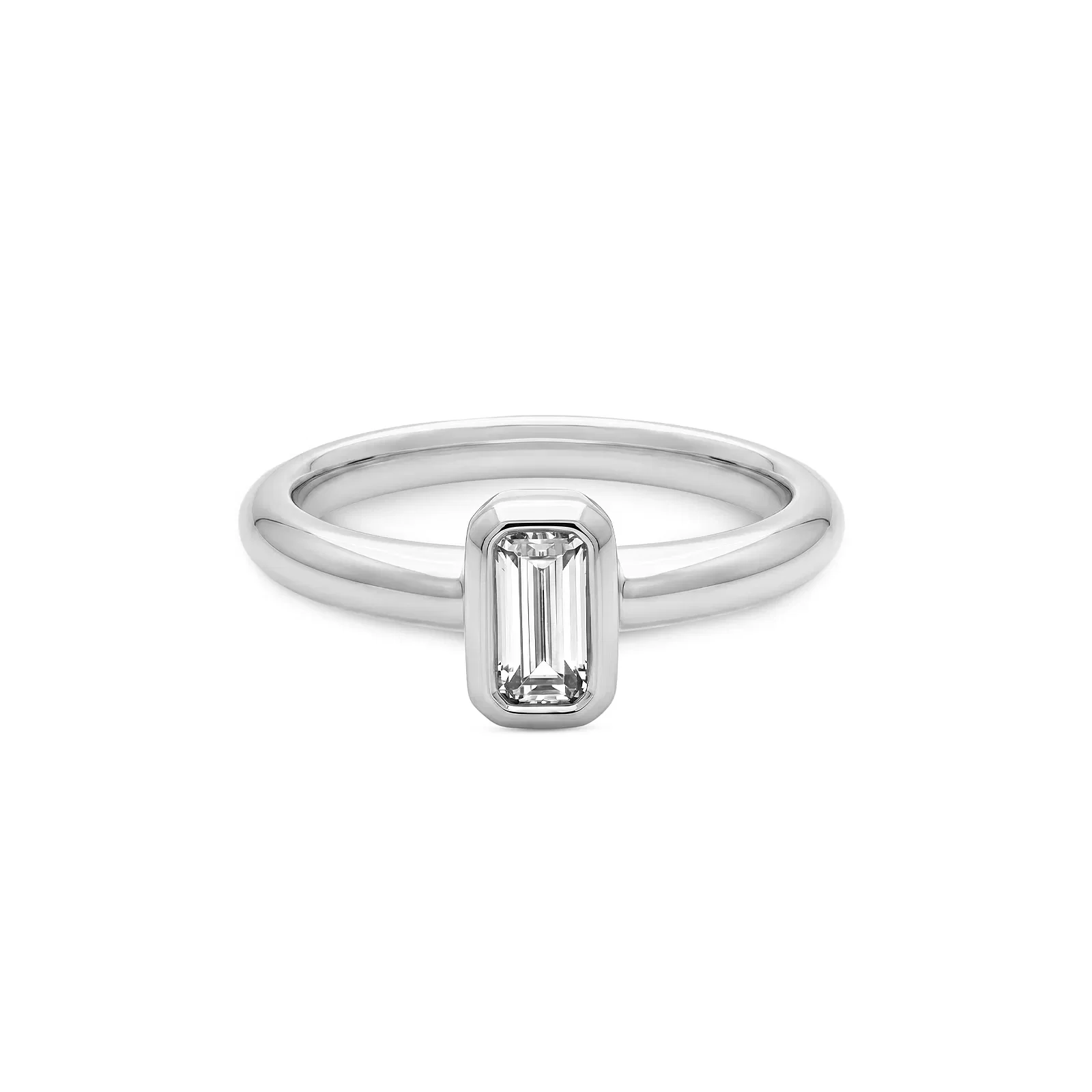 Anel Life Solitário em Prata 925 com Zircônia Incolor — imagem 1