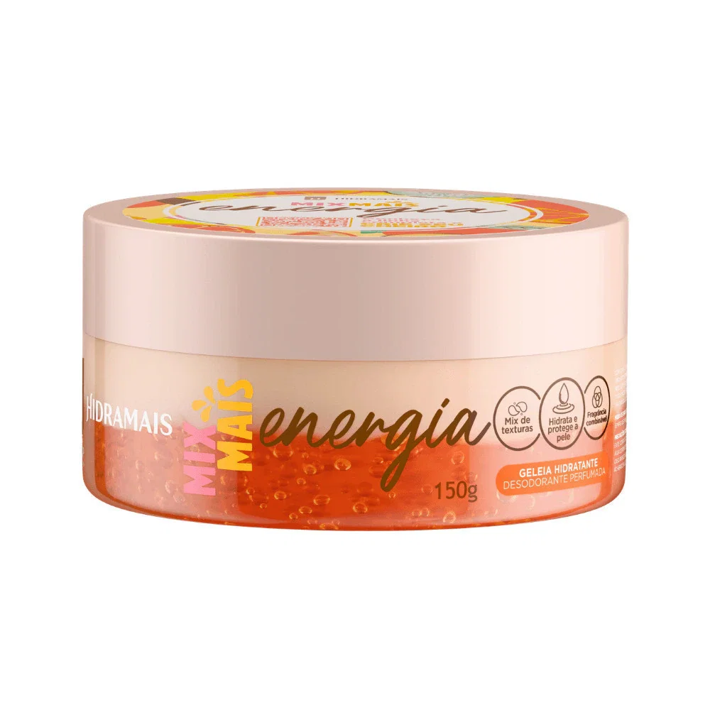 Geleia Hidratante Corporal Hidramais Mix Mais Energia 150g
