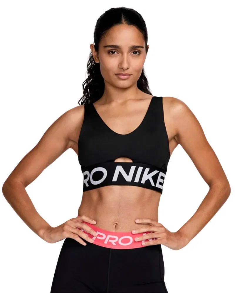 Top Nike Pro Indy Plunge Feminino — imagem 1