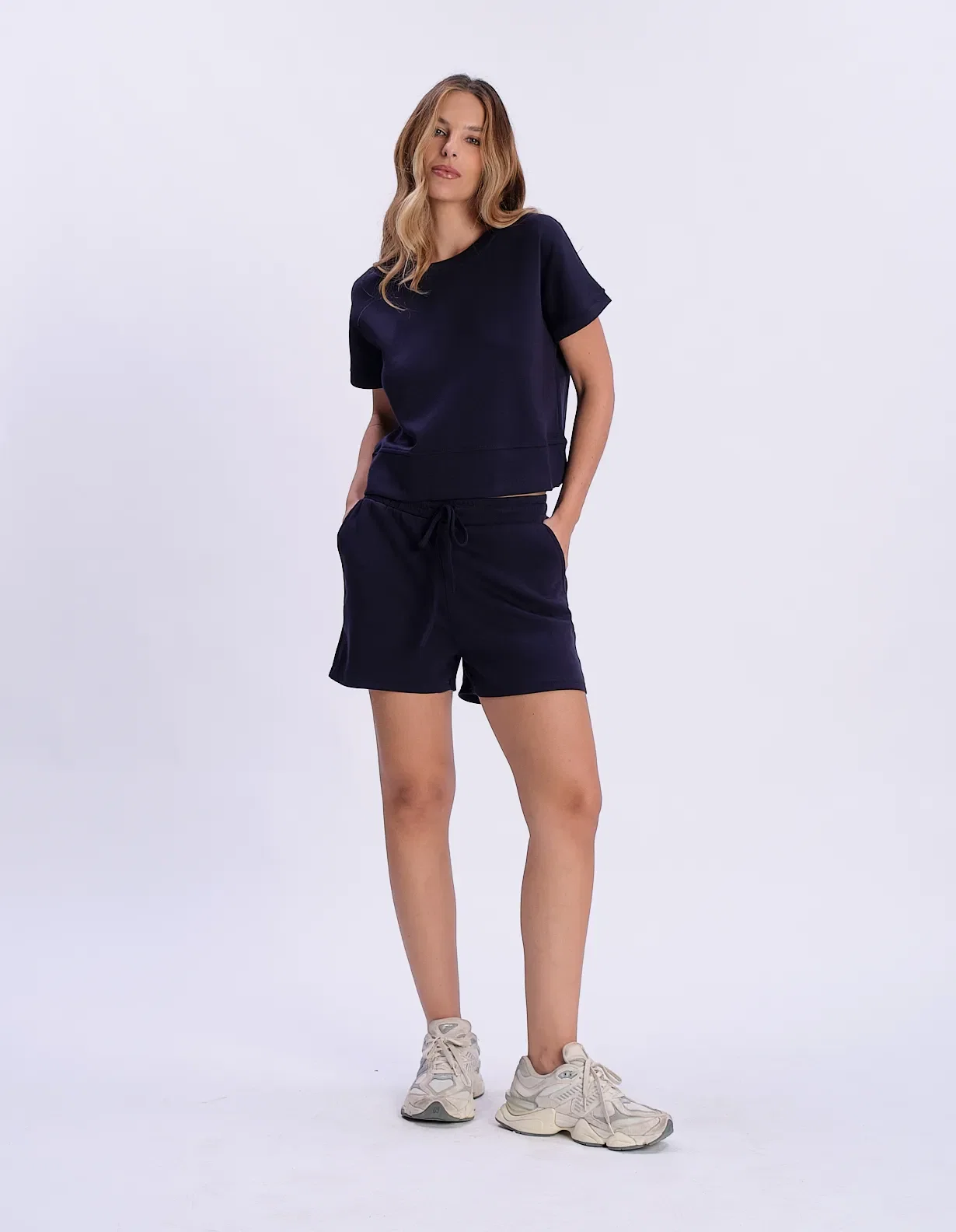 Short Malha - Azul Marinho