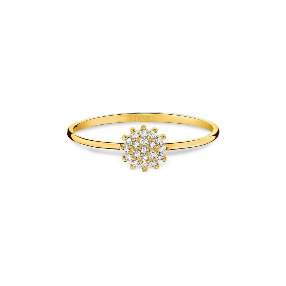 Anel Margie em Ouro Amarelo 18k com Topázios — imagem 1