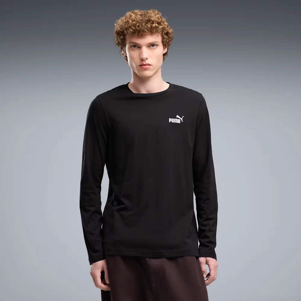 Camiseta Manga Longa Essentials No. 1 Logo Masculina — imagem 1