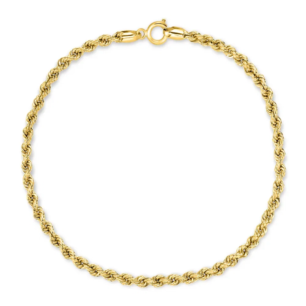 Pulseira Trançada em Ouro Amarelo 18k — imagem 1