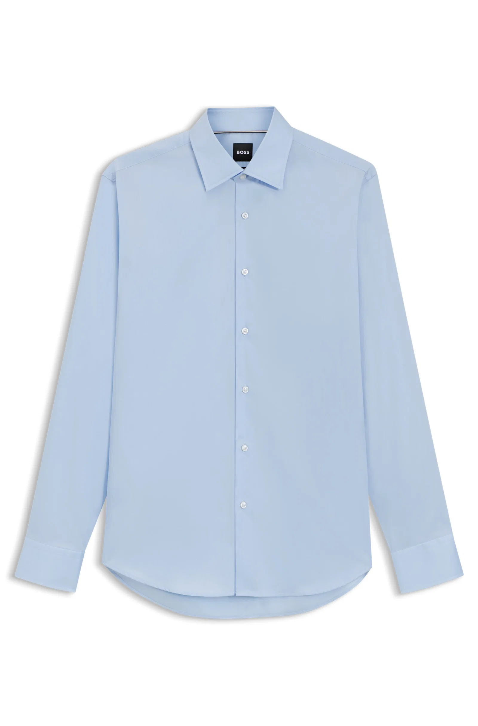 Camisa Regular Fit Em Popelina De Algodão Easy Iron — imagem 1