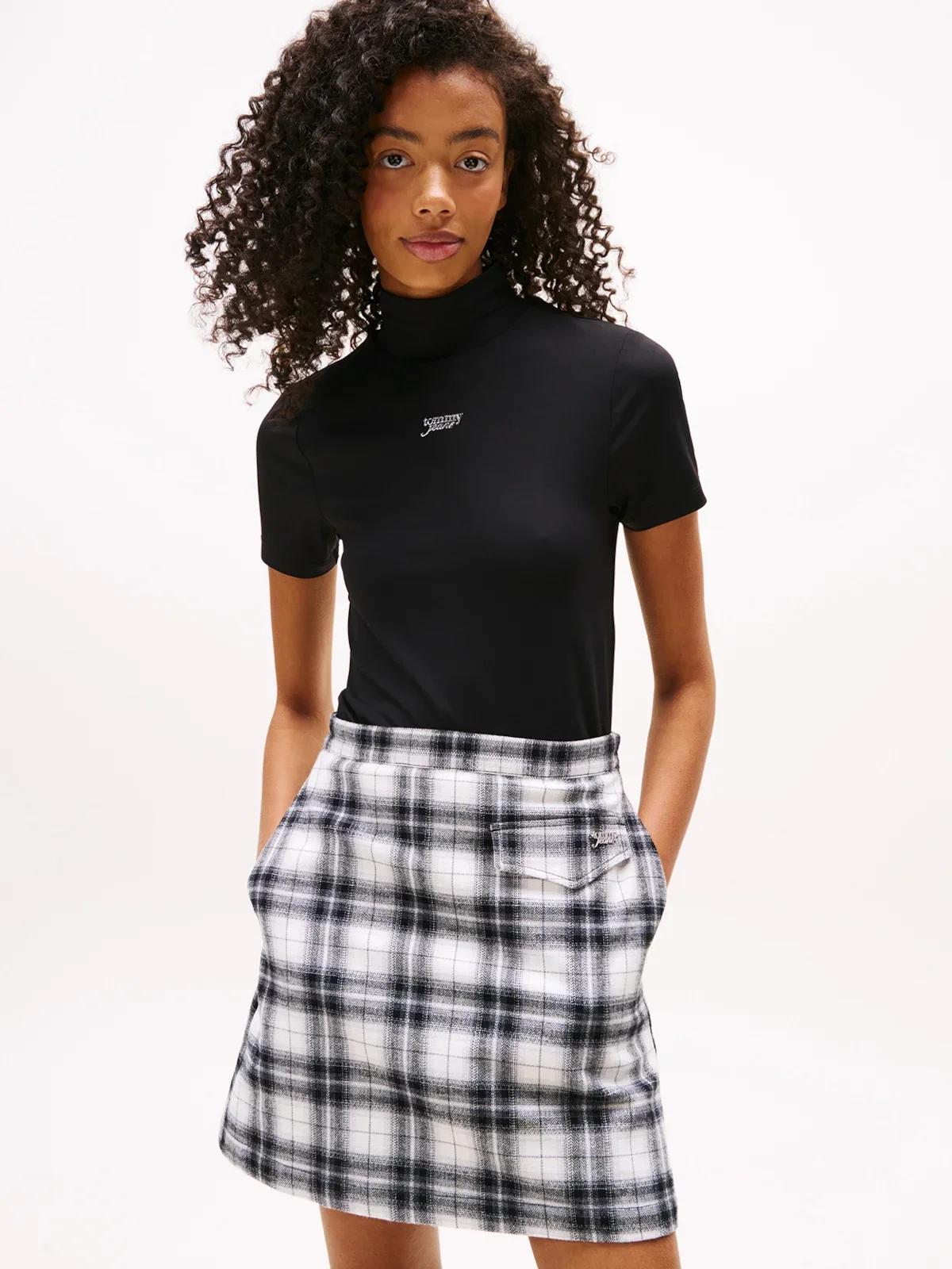 Camiseta Super Slim com Aplicação Metalizada