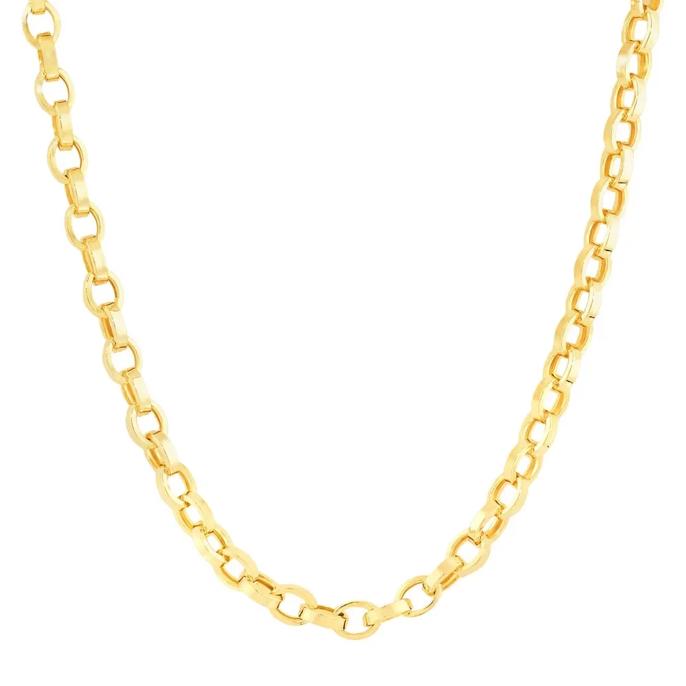 Corrente Cadeado em Ouro Amarelo 18k, 45cm — imagem 1