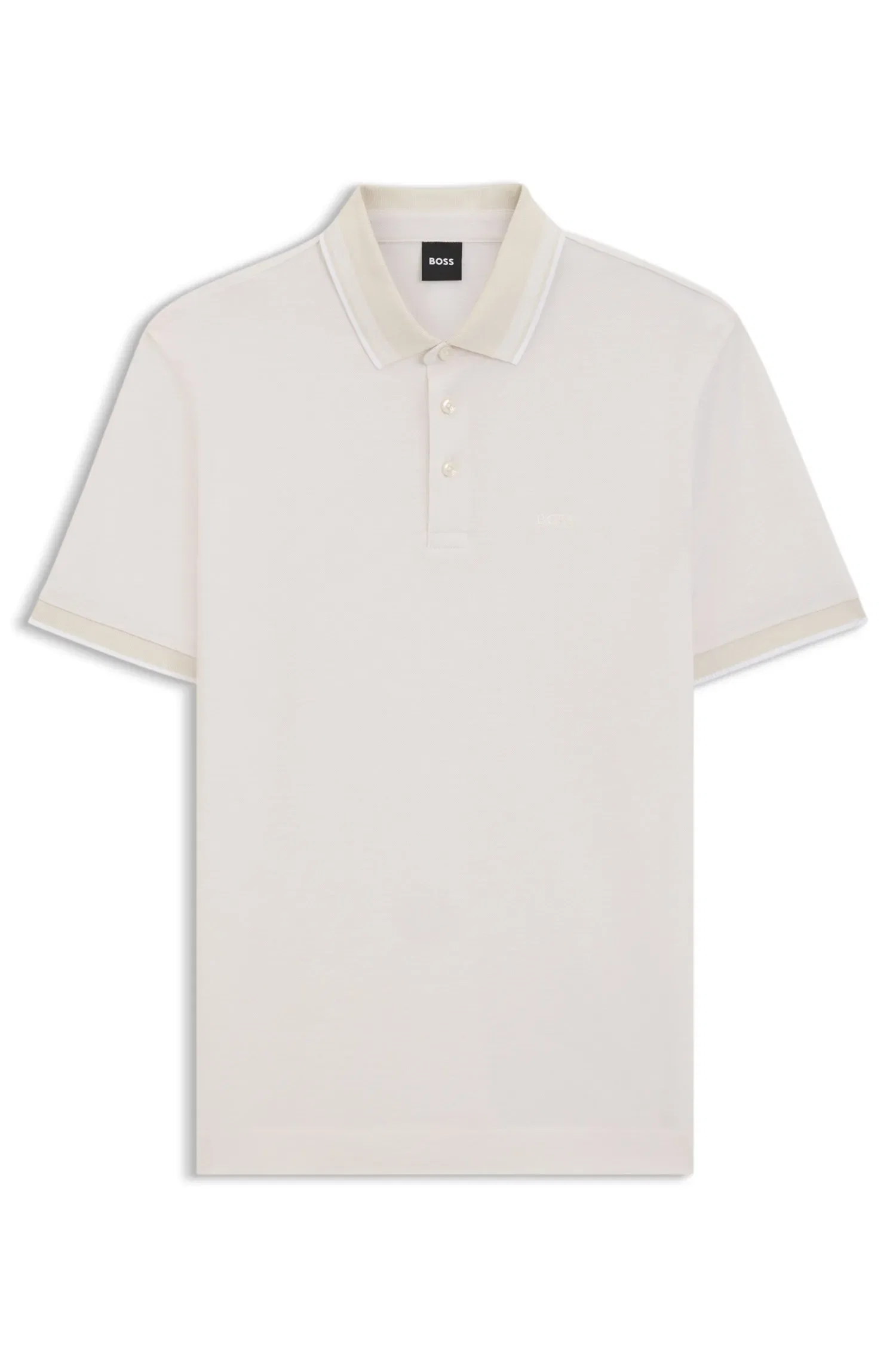 Polo Em Algodão Oxford Piqué Com Logo