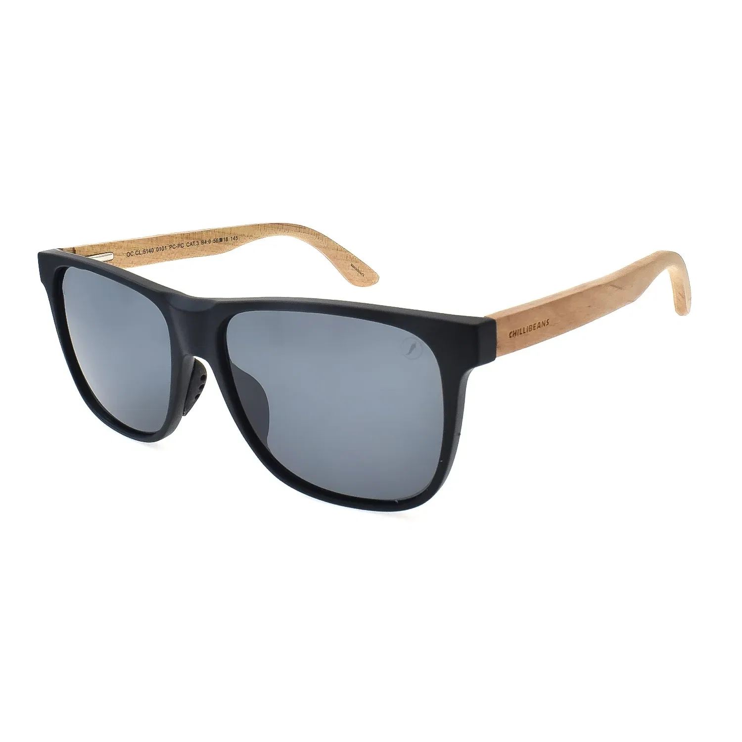 Óculos de Sol Masculino Chilli Beans Quadrado Preto — imagem 1
