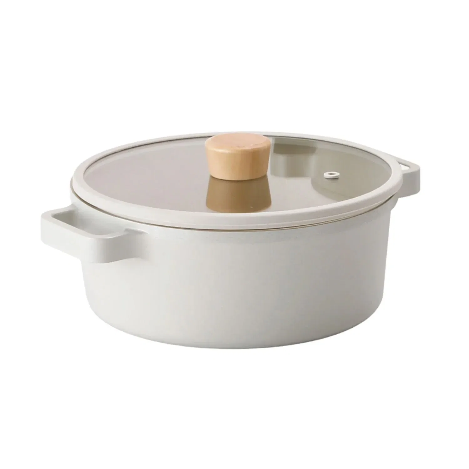 Caçarola Fika Revestimento Cerâmico 24cm Bege Neoflam
