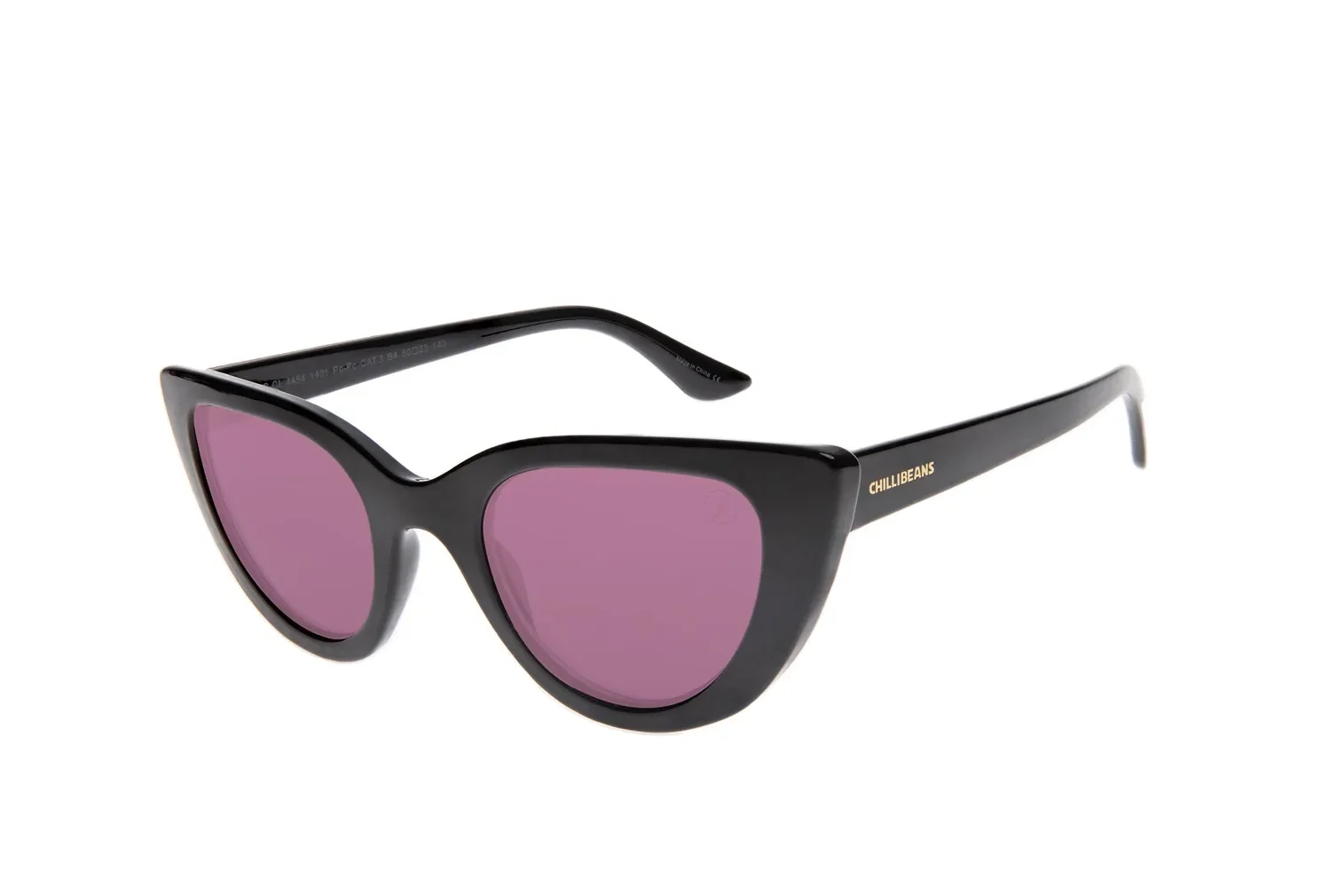 Óculos de Sol Feminino Chilli Beans Gatinho Preto — imagem 1