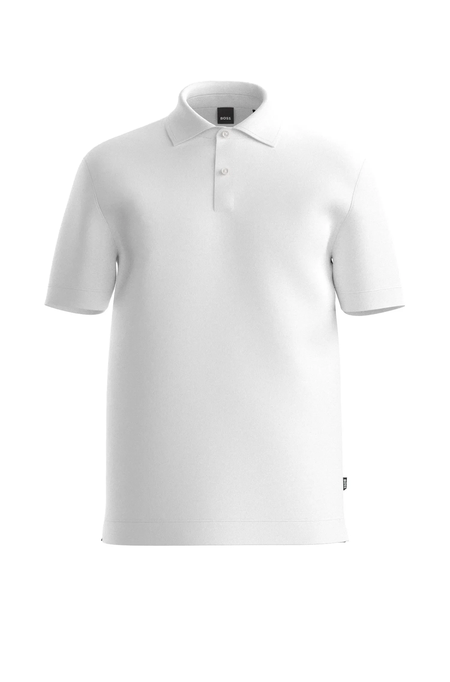 Polo Regular Fit Em Algodão E Linho