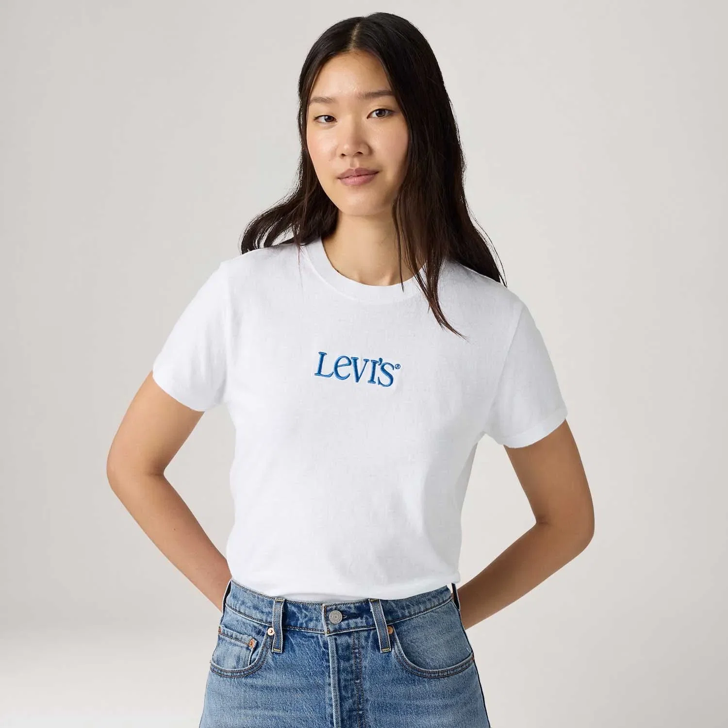 Camiseta Levi's® Favorite Graphic Branca Manga Curta — imagem 1