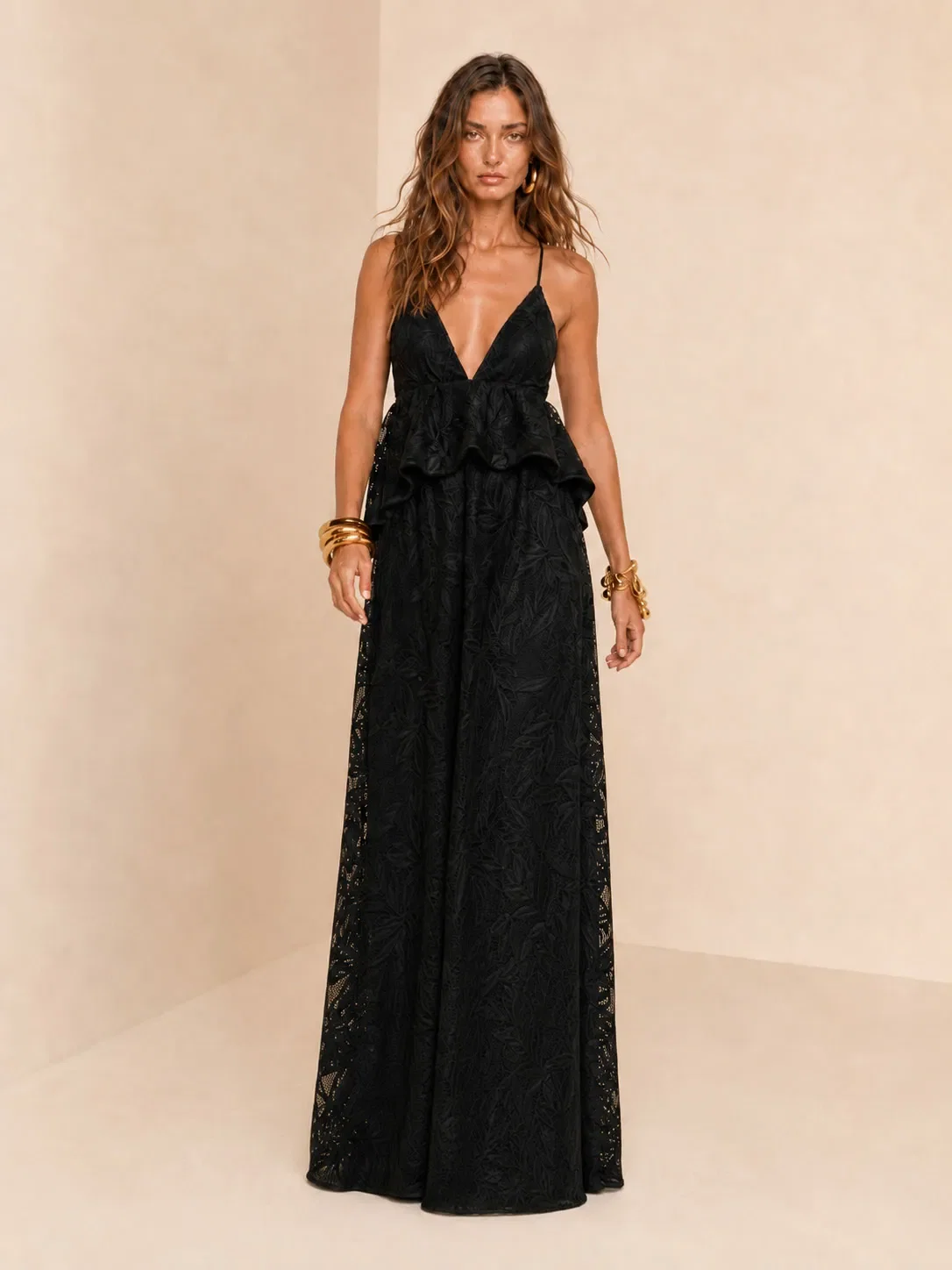 Vestido Longo Tela Sequoia Preto