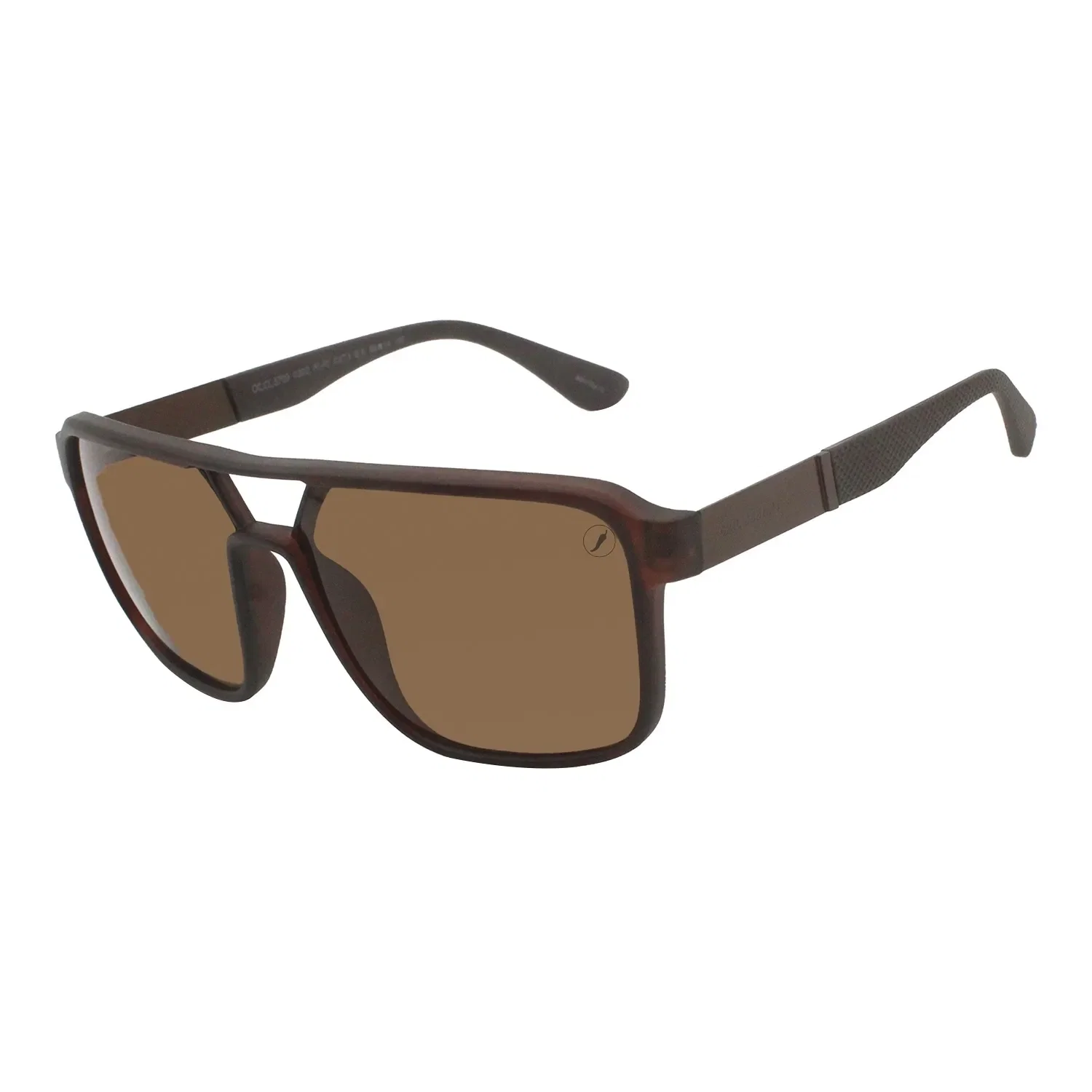Óculos de Sol Masculino Chilli Beans Quadrado Marrom — imagem 1