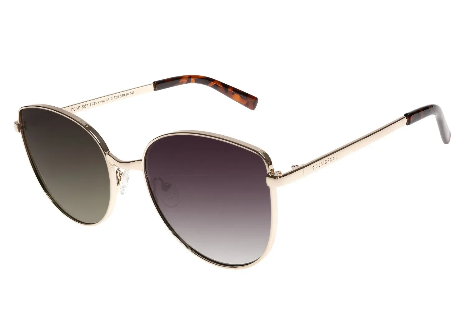 Óculos De Sol Feminino Chilli Beans Cat Dourado — imagem 1