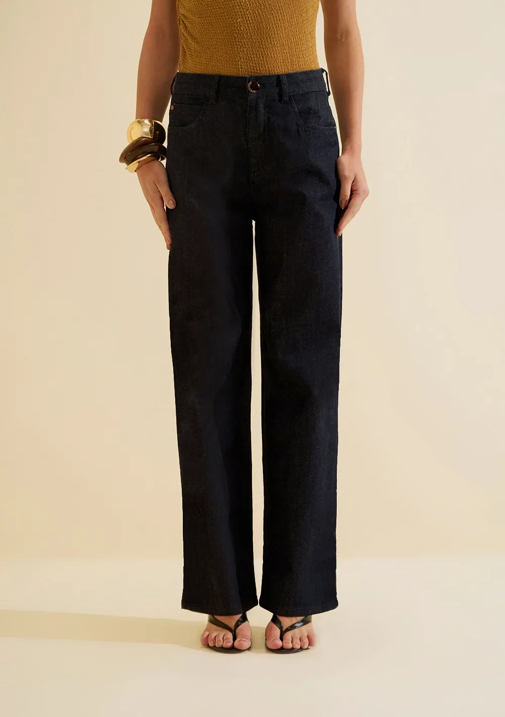 Calça Wide Profundo Azul — imagem 1