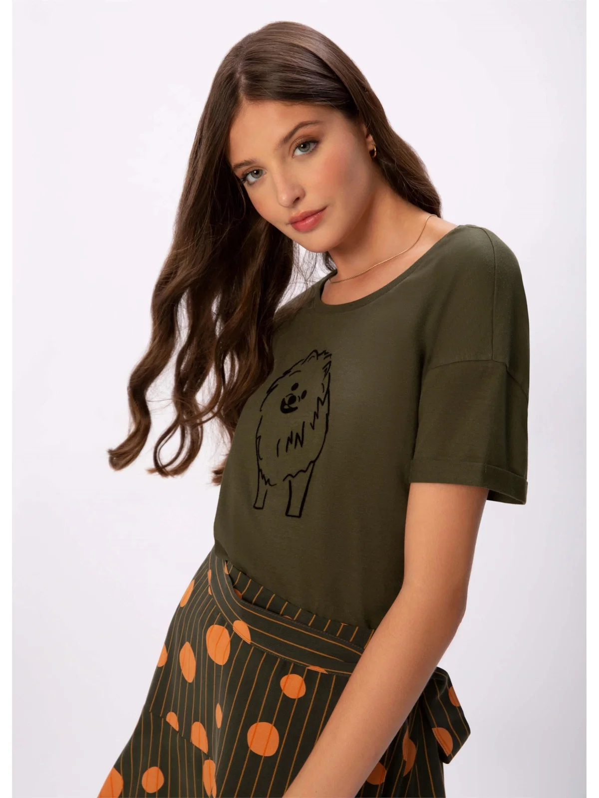 T-Shirt Gaia Musgo — imagem 1