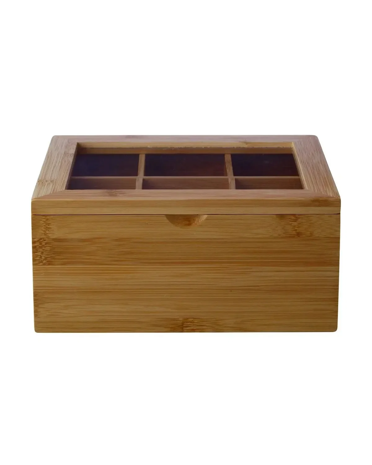 Caixa Porta Chá Bamboozled em Bambu 10x21x16cm Kenya
