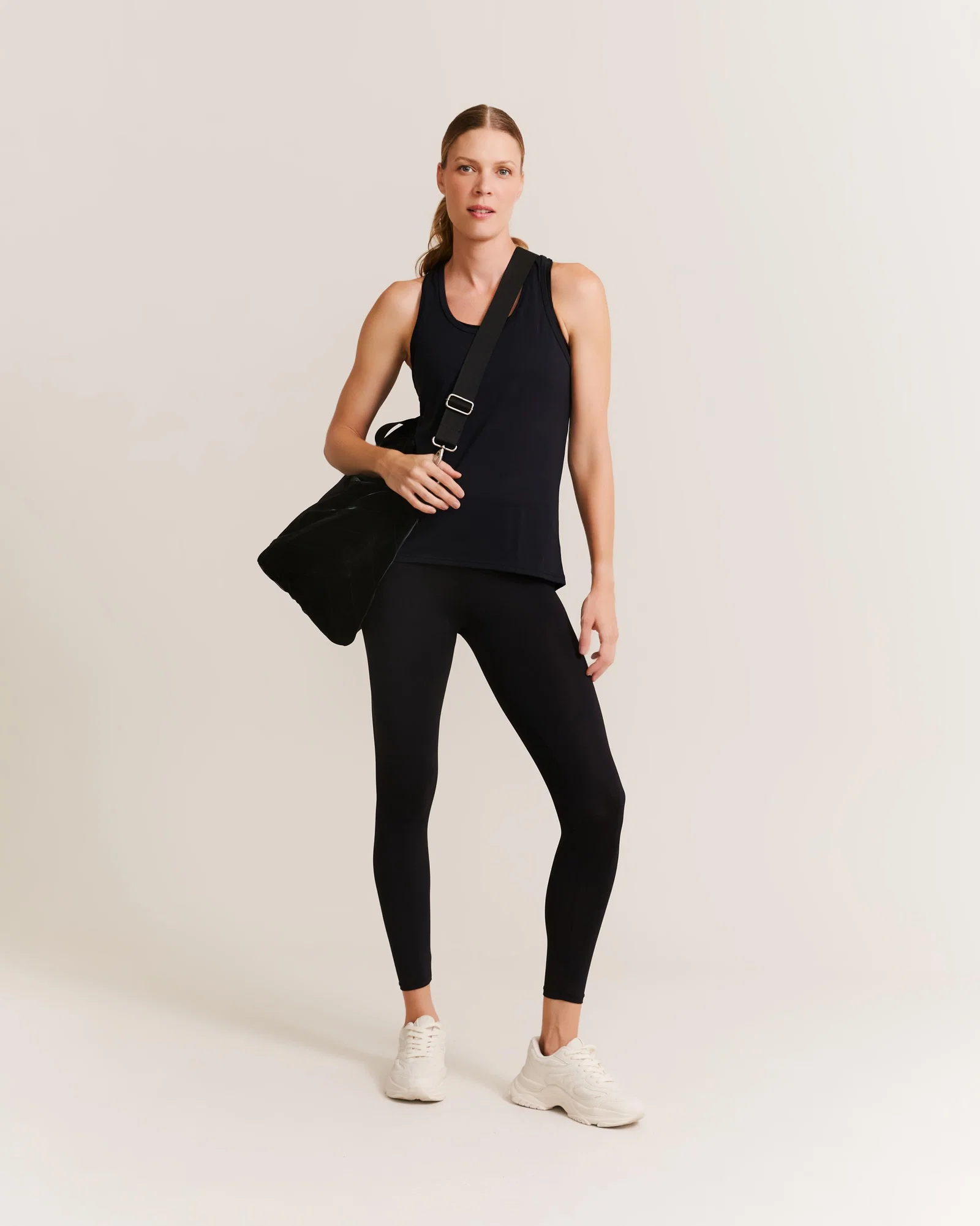 Calça Legging Cintura Alta - Preto