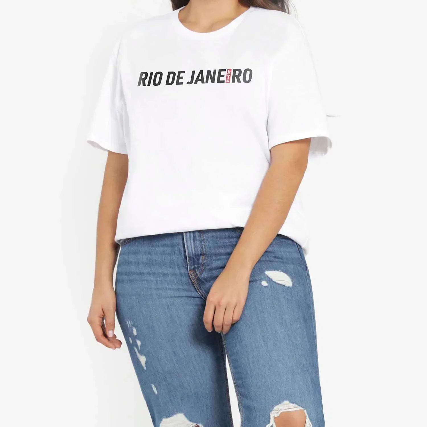 Camiseta LEVI'S® City Tee Rio de Janeiro Branca