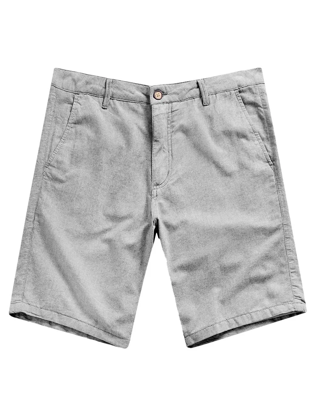 Bermuda Reserva Masculina Viscose Fishbone Grafite Mescla — imagem 1