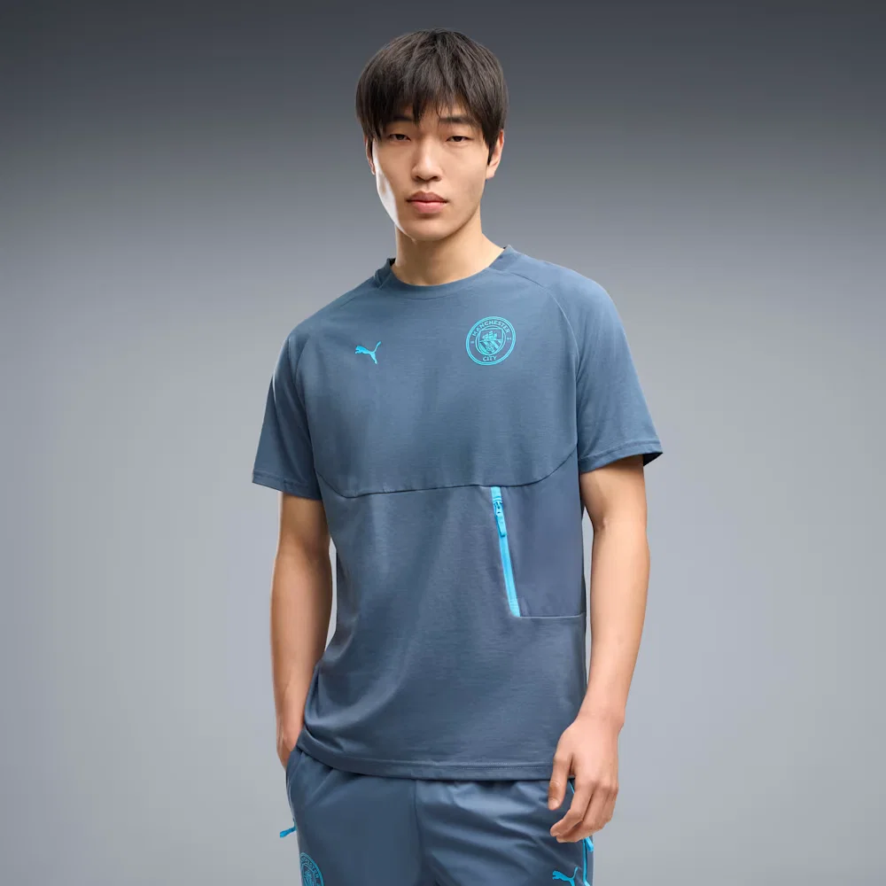 Camiseta Pocket Tee Manchester City Pumatech Masculina
