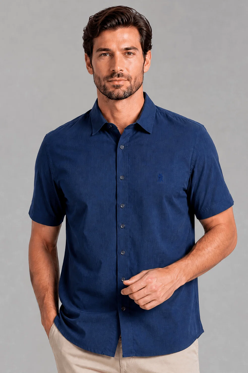 Camisa Masculina Sauipe Polo Wear Marinho