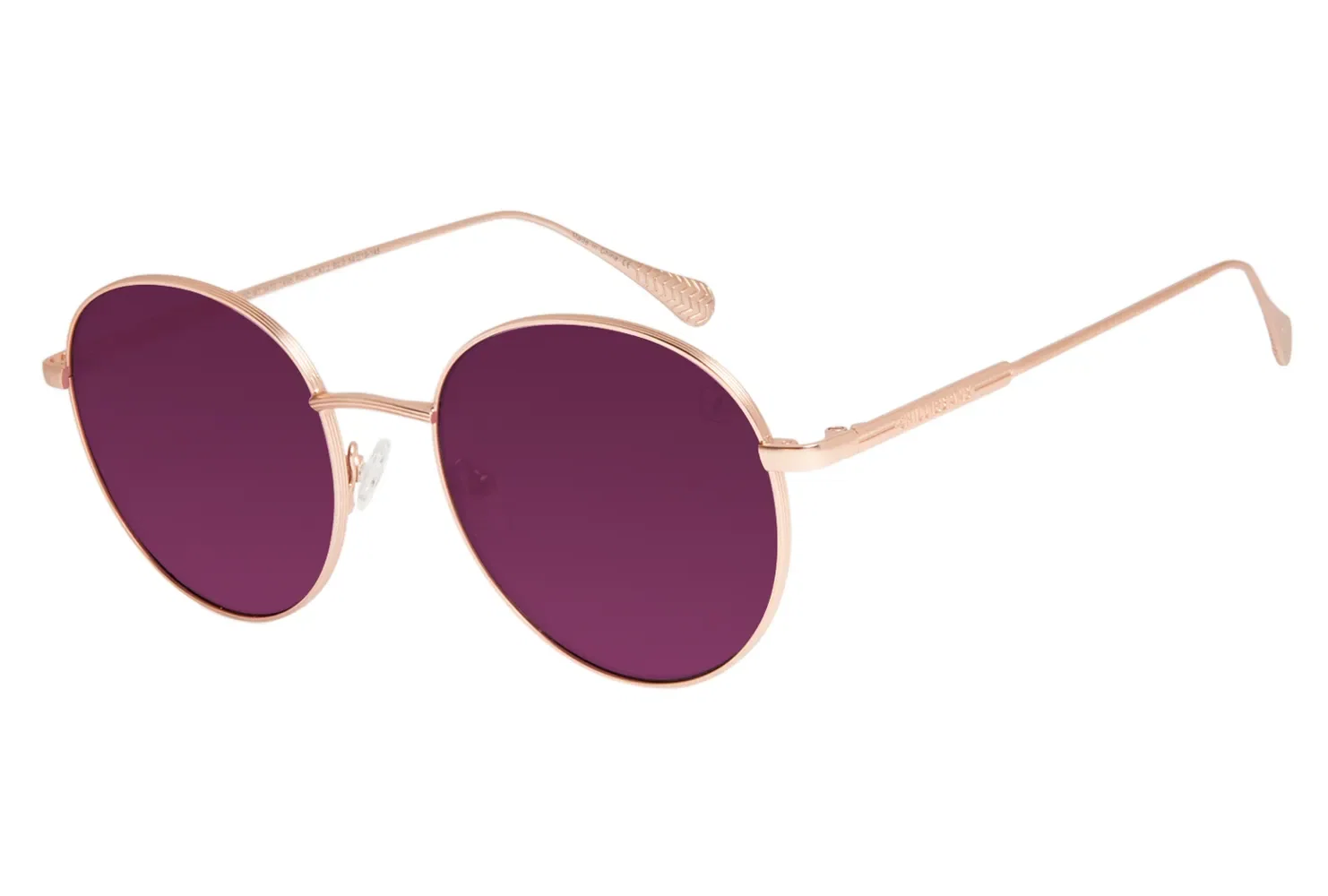 Óculos de Sol Feminino Street Sports Banhado A Ouro Tênis Rosé — imagem 1